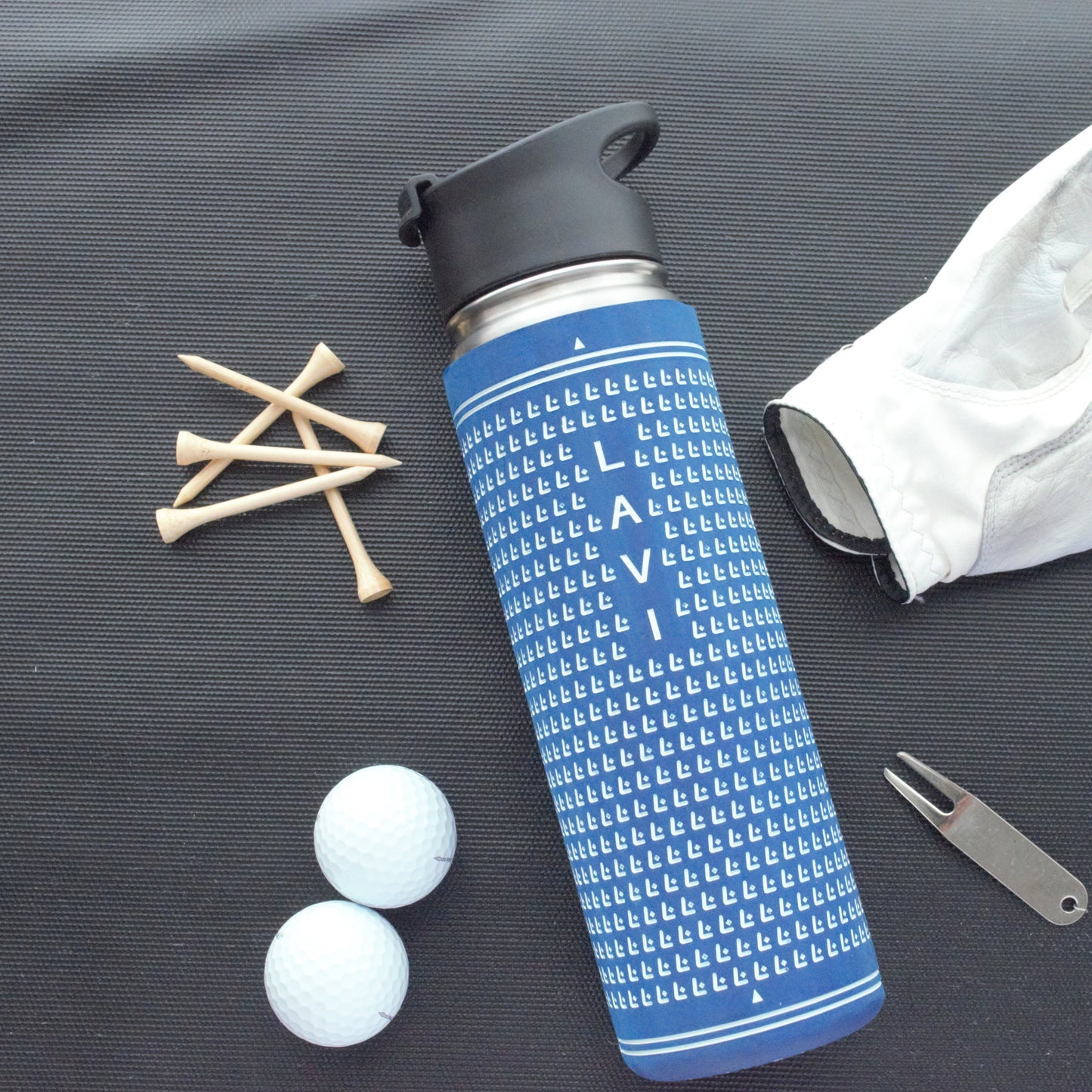 Sip LAVI Bottle | Blue Golf Grip